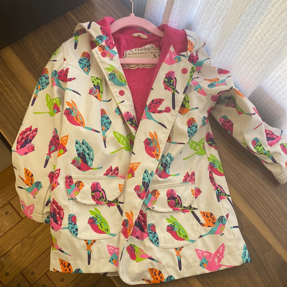 Girls Hatley rain coat